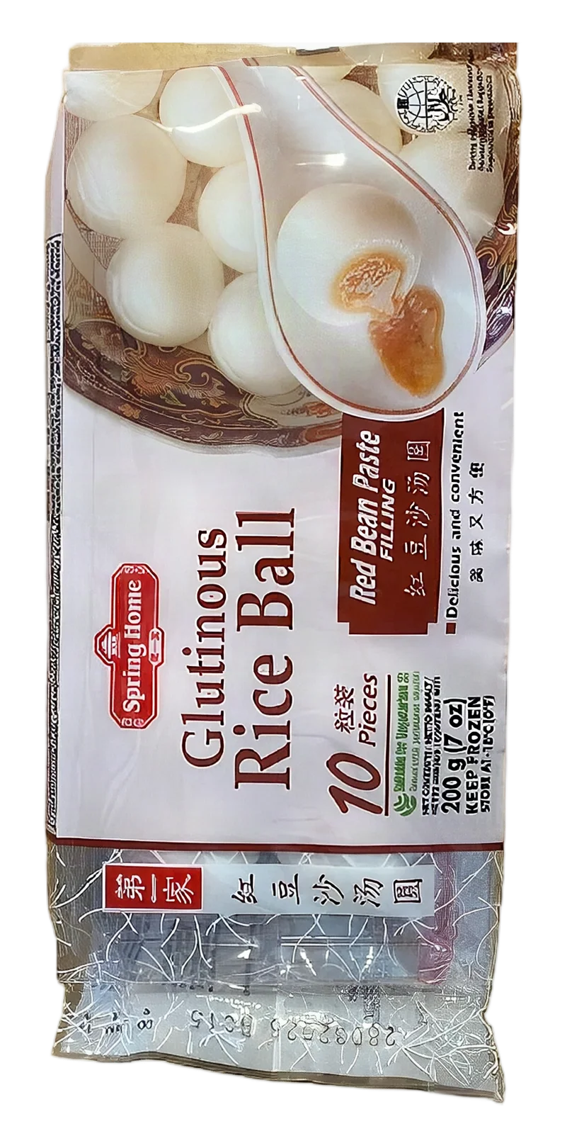 SPRING HOME Glutinous rice ball RED BEAN  – 24x200g SG