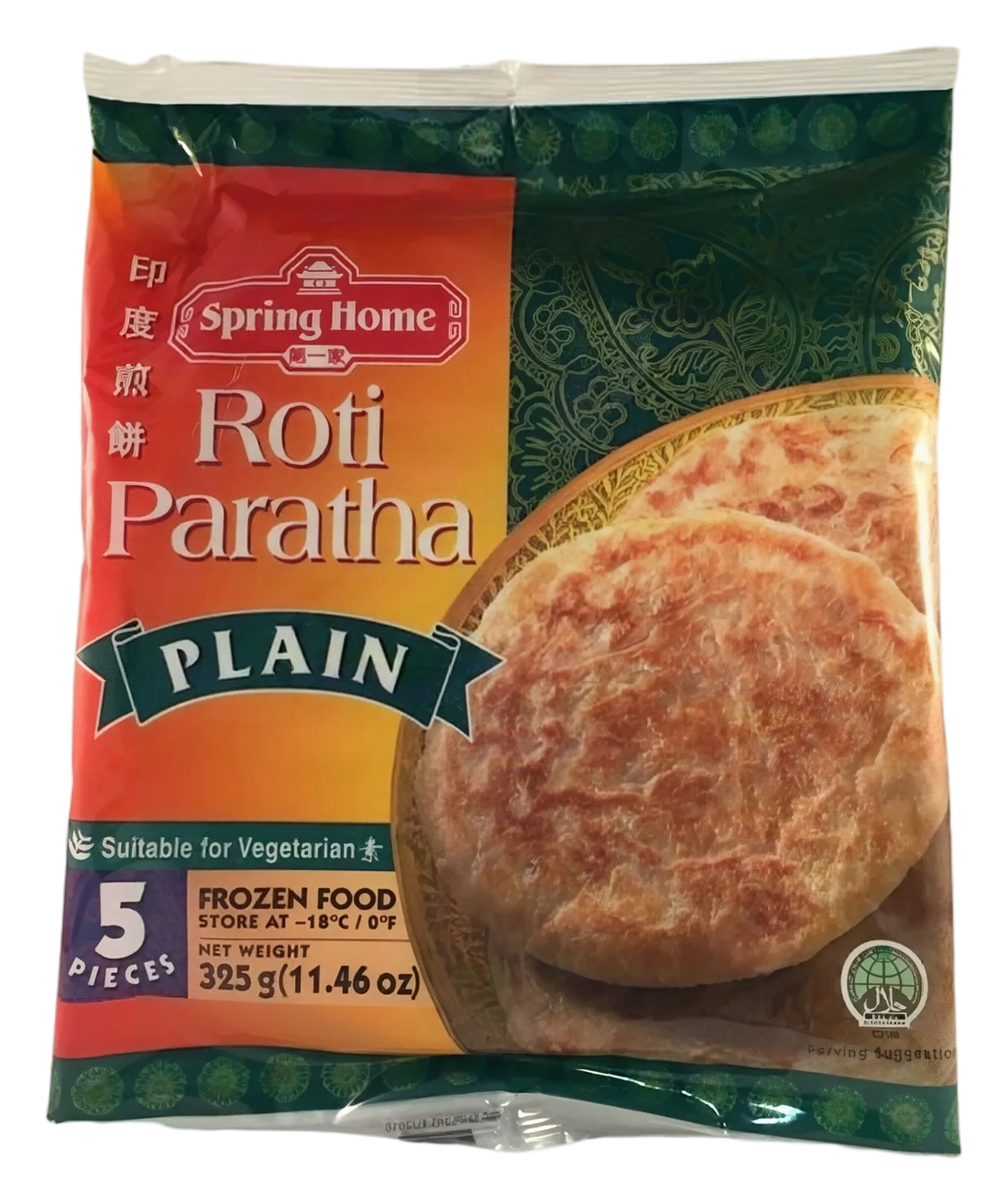 SPRING HOME Paratha PLAIN 24x325g SG