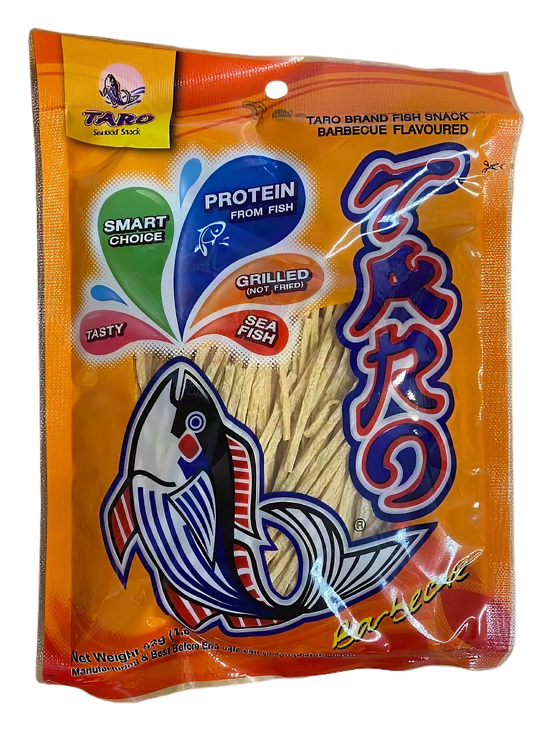 TARO Fish snack BBQ flavour 36x52g TH