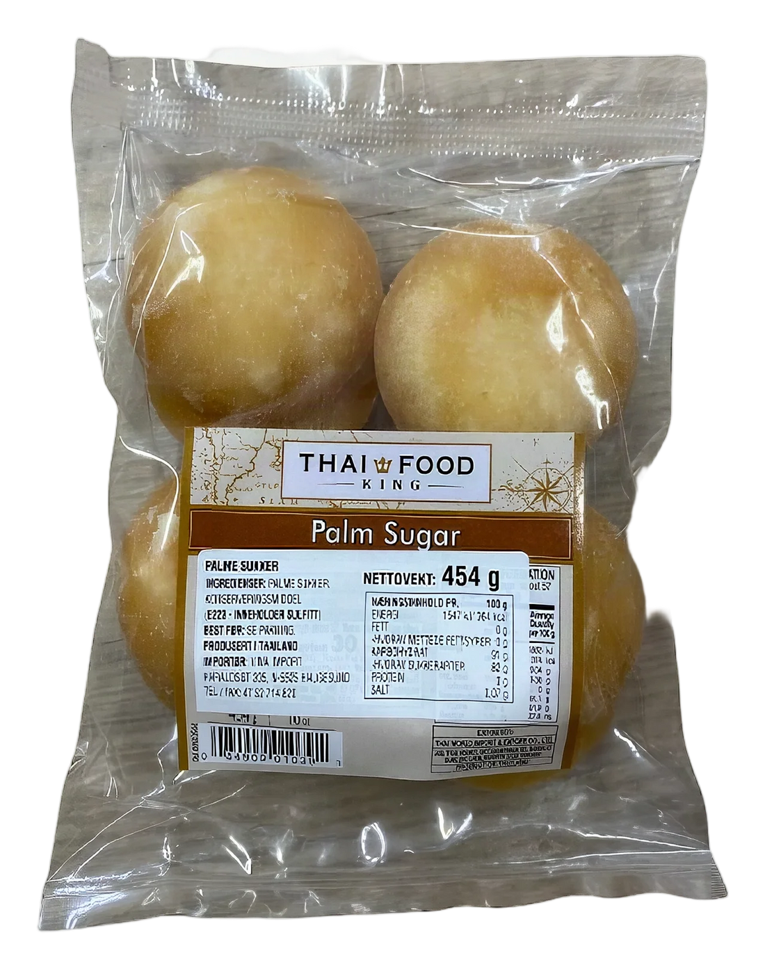 Thai Food King palm sugar 24x454g