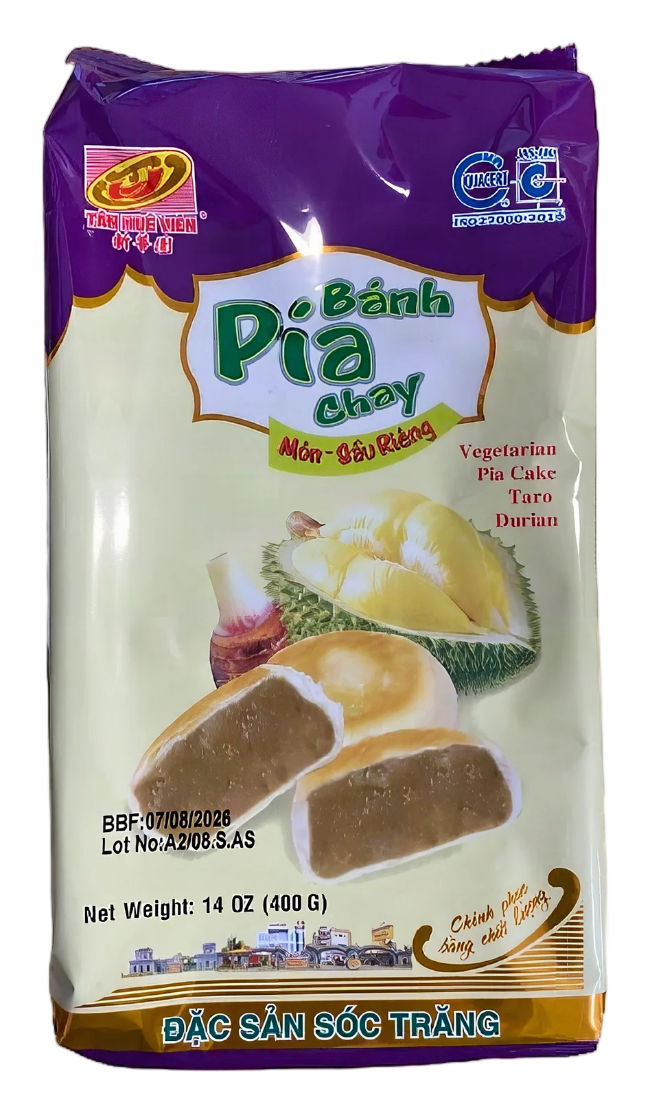 THV Pia cake – Taro durian 12x400g VN