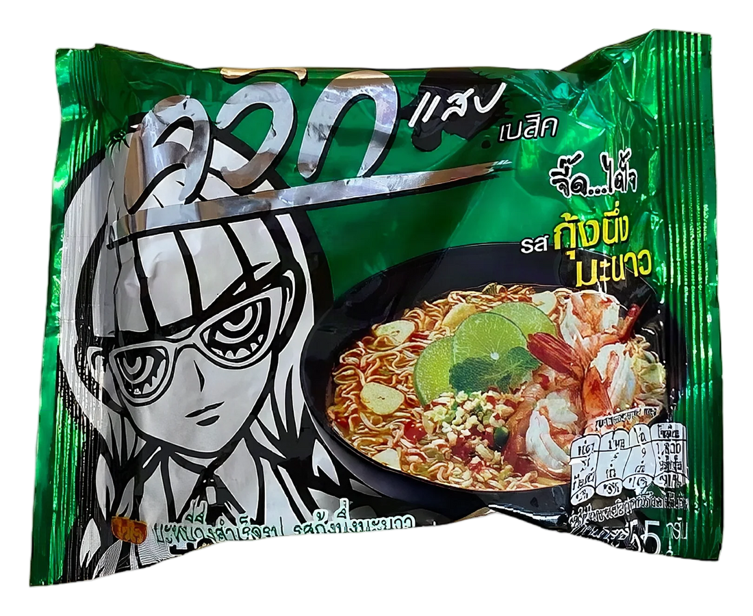 WAI WAI Noodle hot&spicy shrimp 6x(30x60g) TH