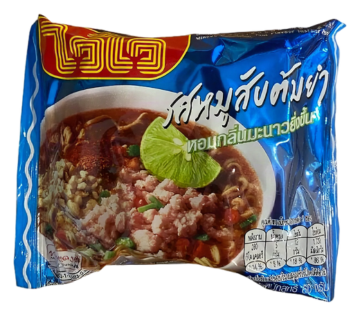 WAI WAI Noodle minced pork tom yum 6x(30x60g) TH