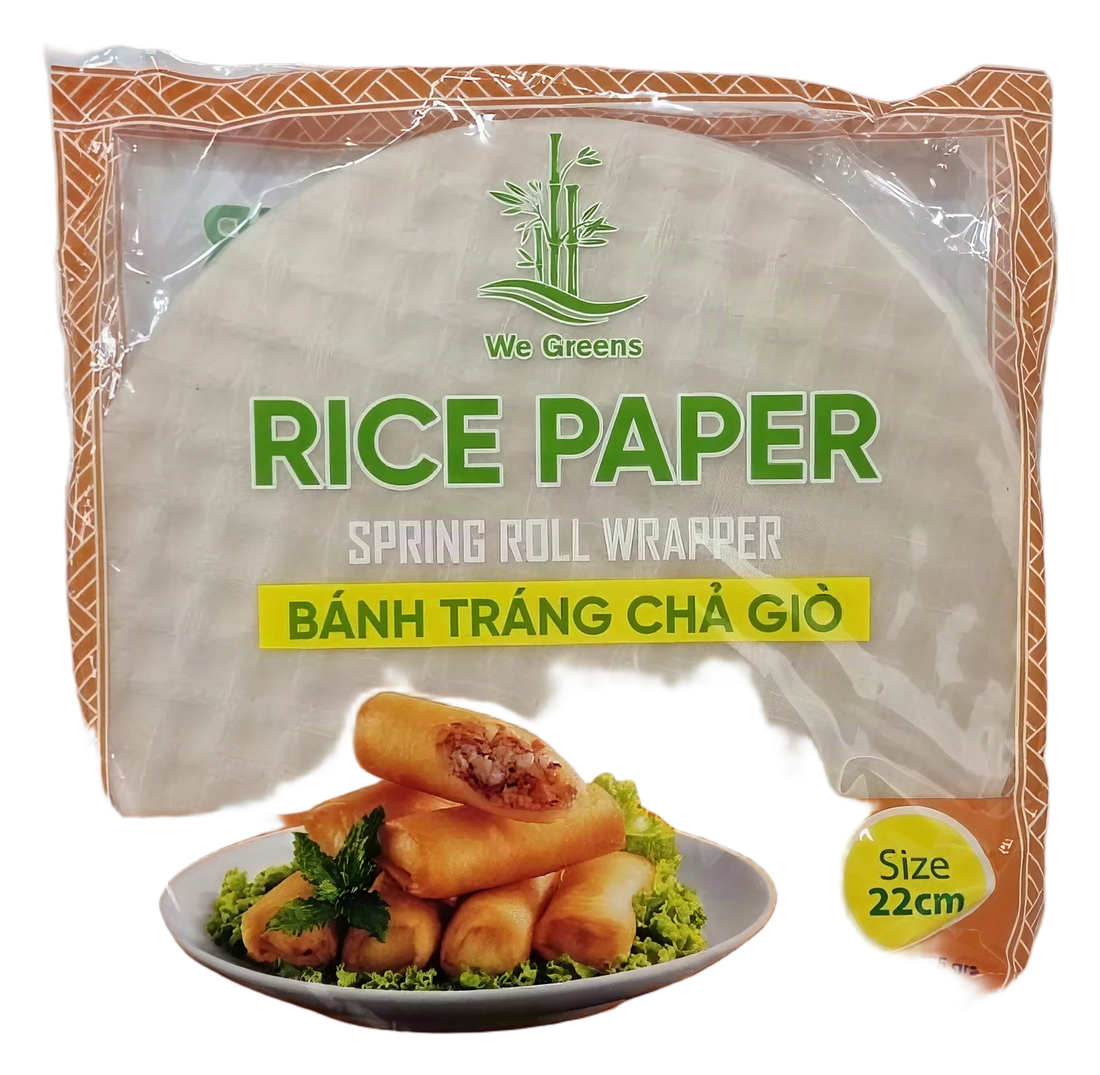 WeGreen Rice Paper Round (for Cha Gio) 22cm 40x375g VN