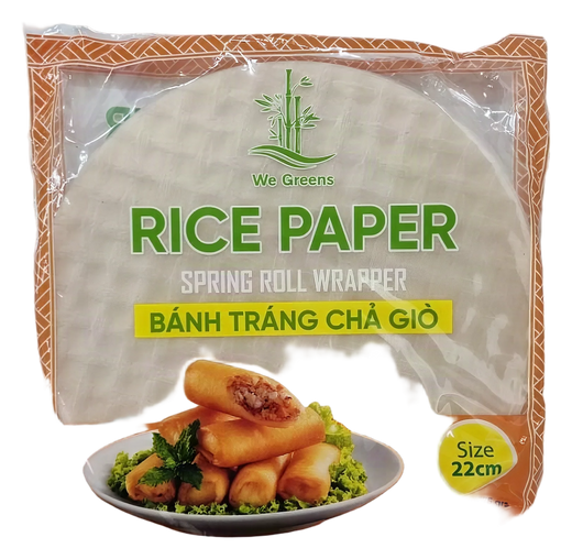 WeGreen Rice Paper Round (for Cha Gio) 22cm 40x375g VN