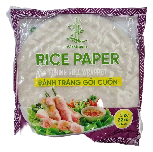 WeGreen Rice Paper round 22cm 40x375g VN