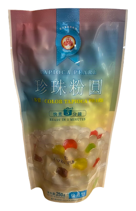 WU FU YUAN Color tapioca pearl 36x250g CN