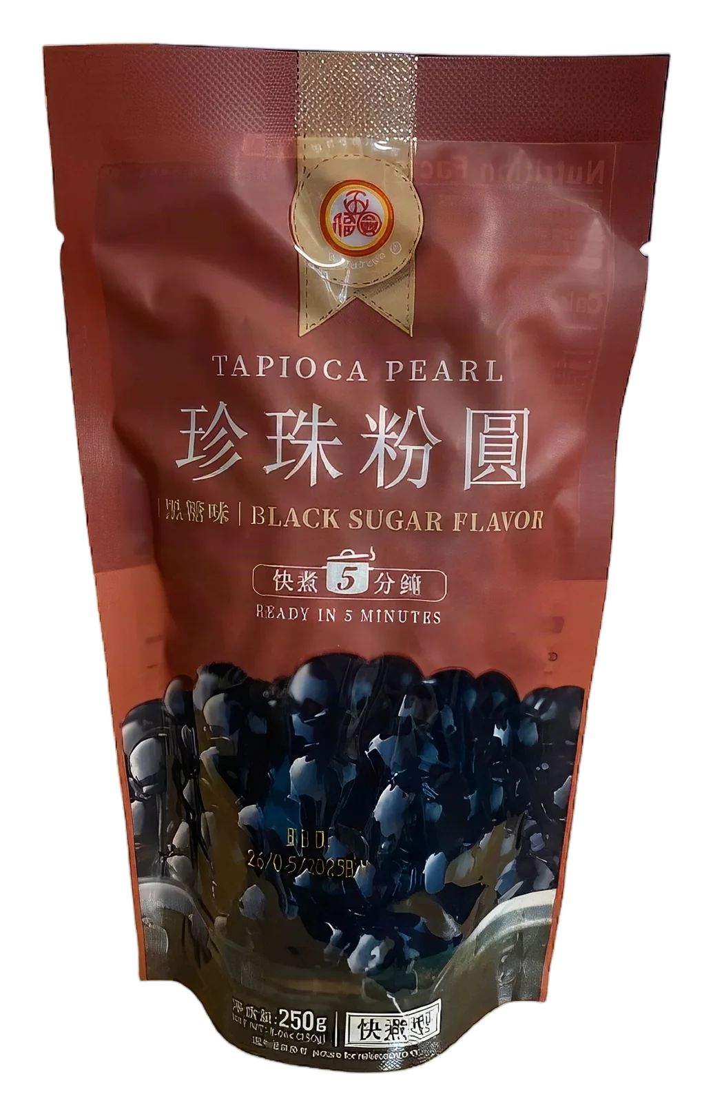 WU FU YUAN Tapioca pearl-Black sugar flv. 36x250g CN