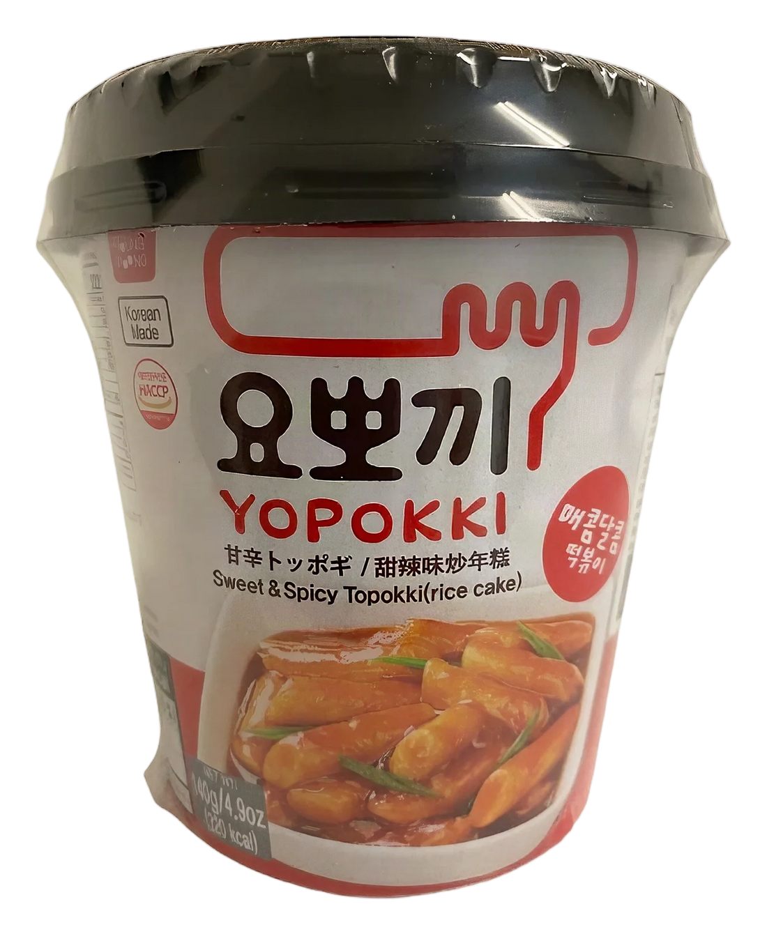 YOPOKKI Spicy Topokki CUP 30x140g KR